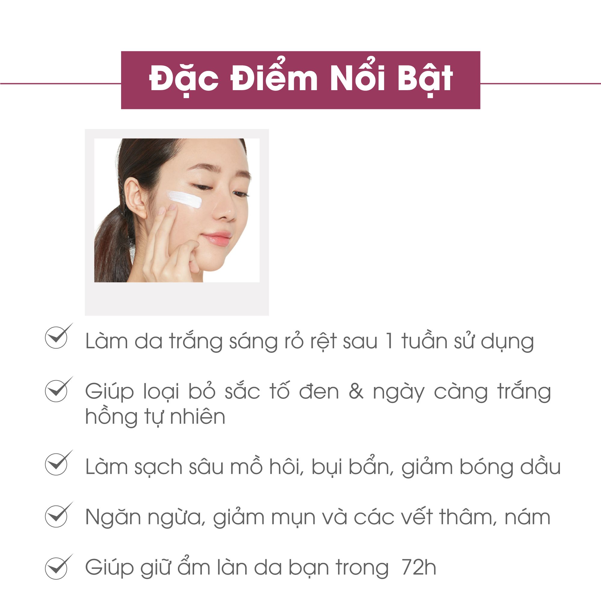 Kem dưỡng trắng da mặt cao cấp Truesky dạng lotion chiết xuất ngọc trai chính hãng 15g - Whitening Face Cream