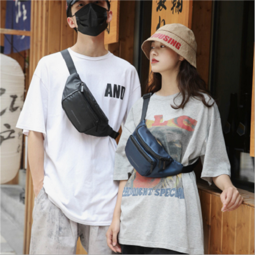 Túi đeo chéo nam nữ chất liệu vải chống thấm nước phong cách Hàn Quốc - Túi bao tử Unisex TC83