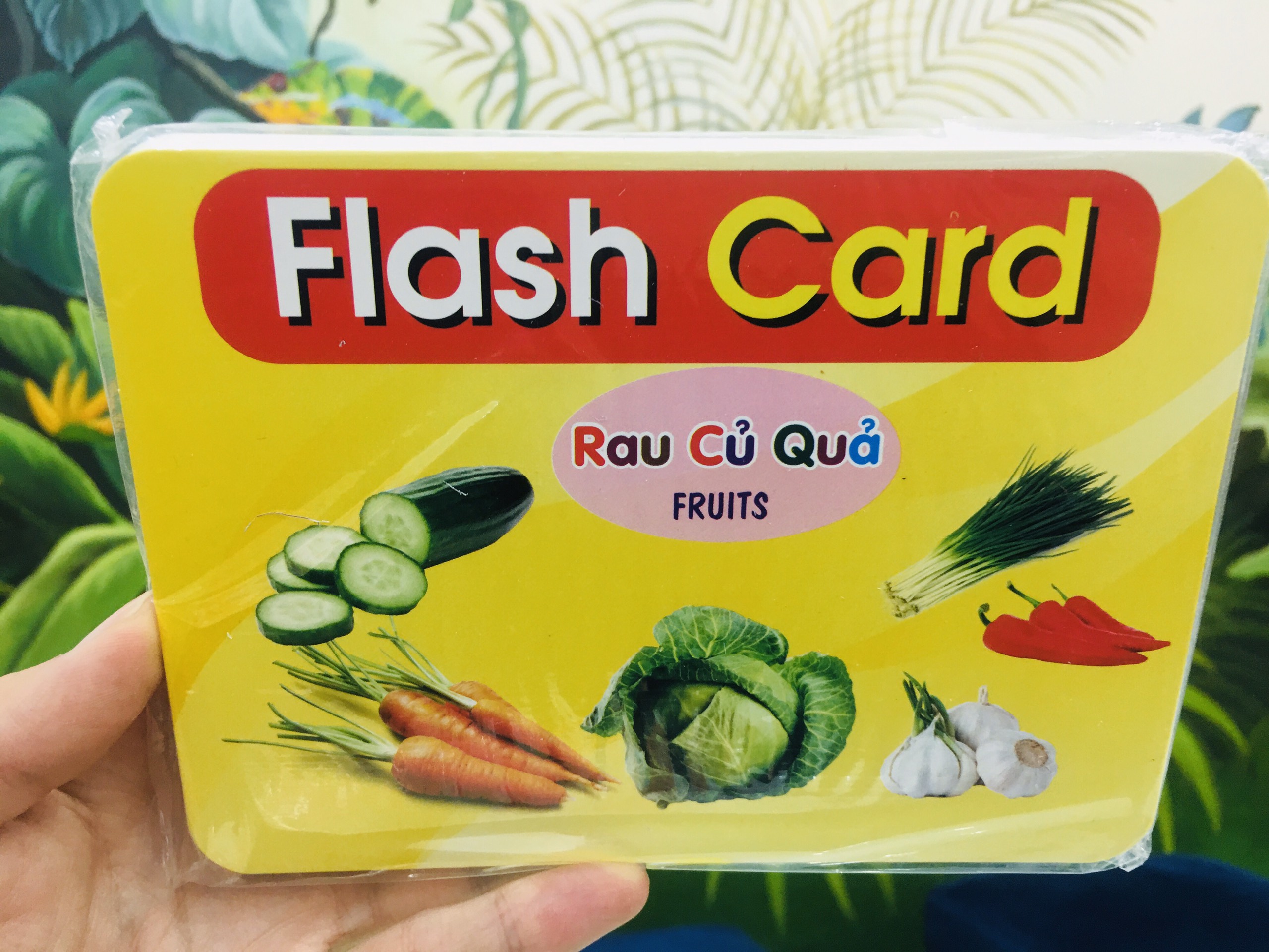 bộ thẻ học thông minh cho bé từ 0 đến 3 tuổi, Bộ Thẻ Học Thông Minh Flashcard Song Ngữ Cho Bé - Hàng Chính Hãng