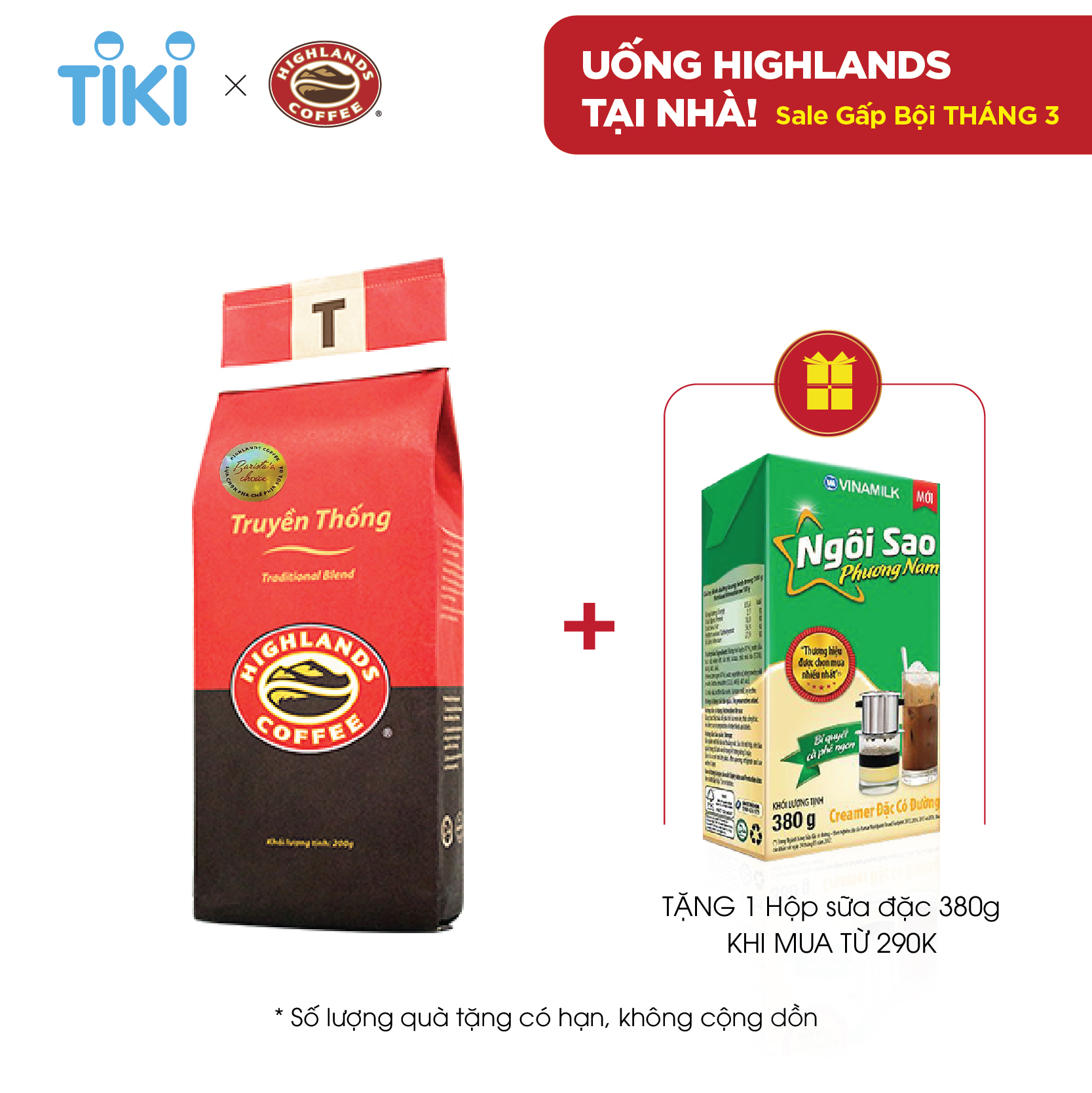 Cà Phê Rang Xay Truyền Thống Highlands Coffee (200g)