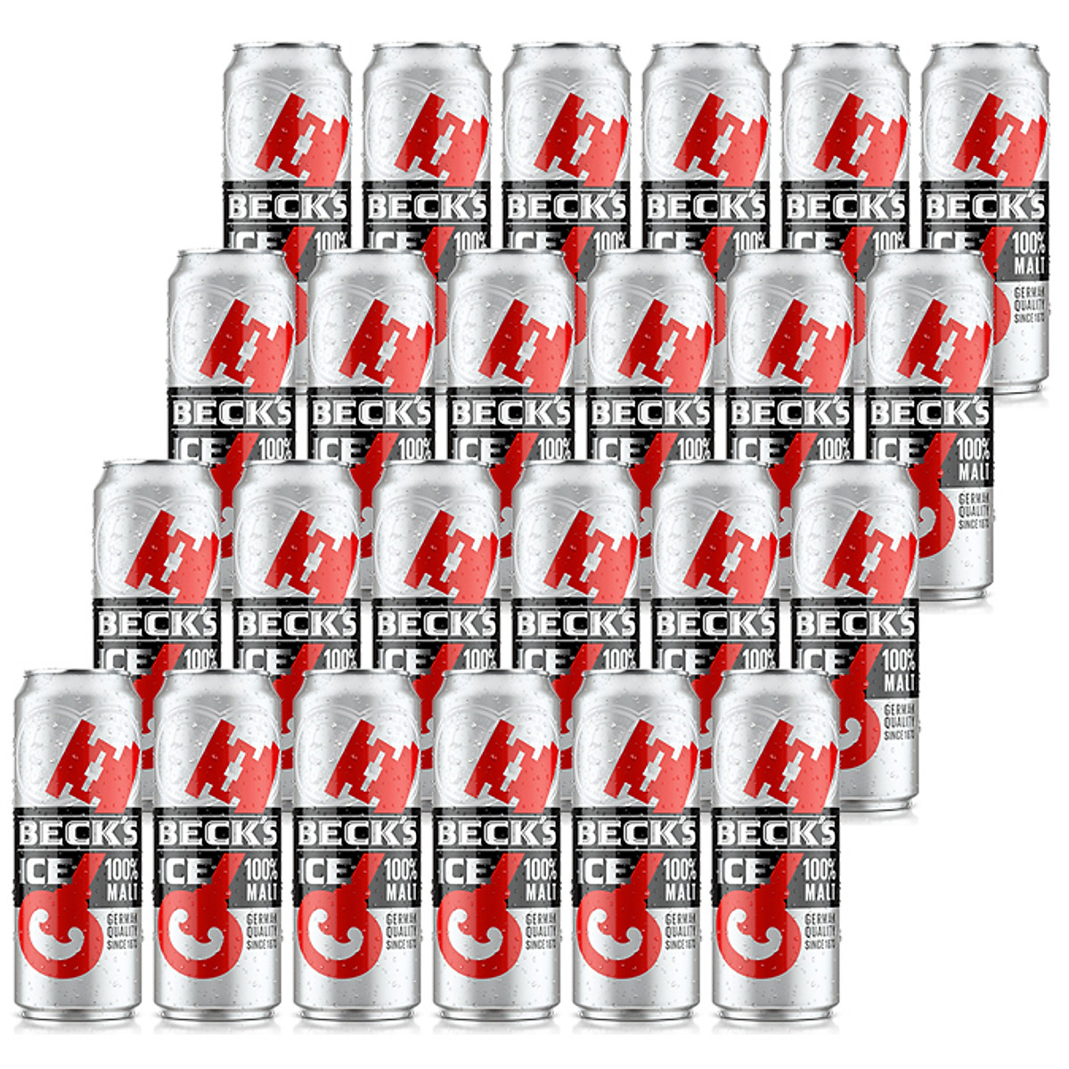 Bia Beck's Ice 330ml thùng 24 lon