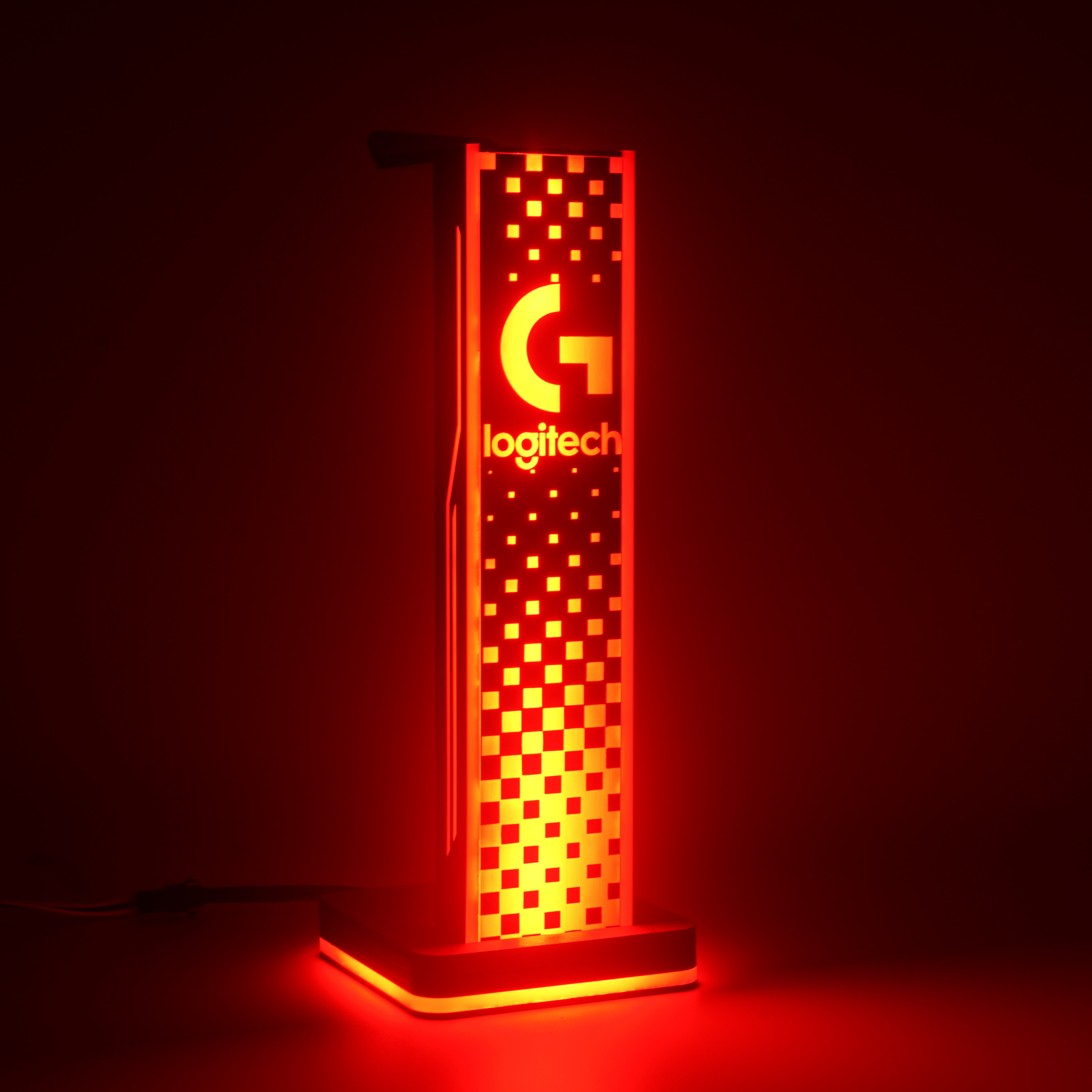 Giá treo tai nghe L.O.G.I.T.E.C.H Pro LED RGB Custom Handmade