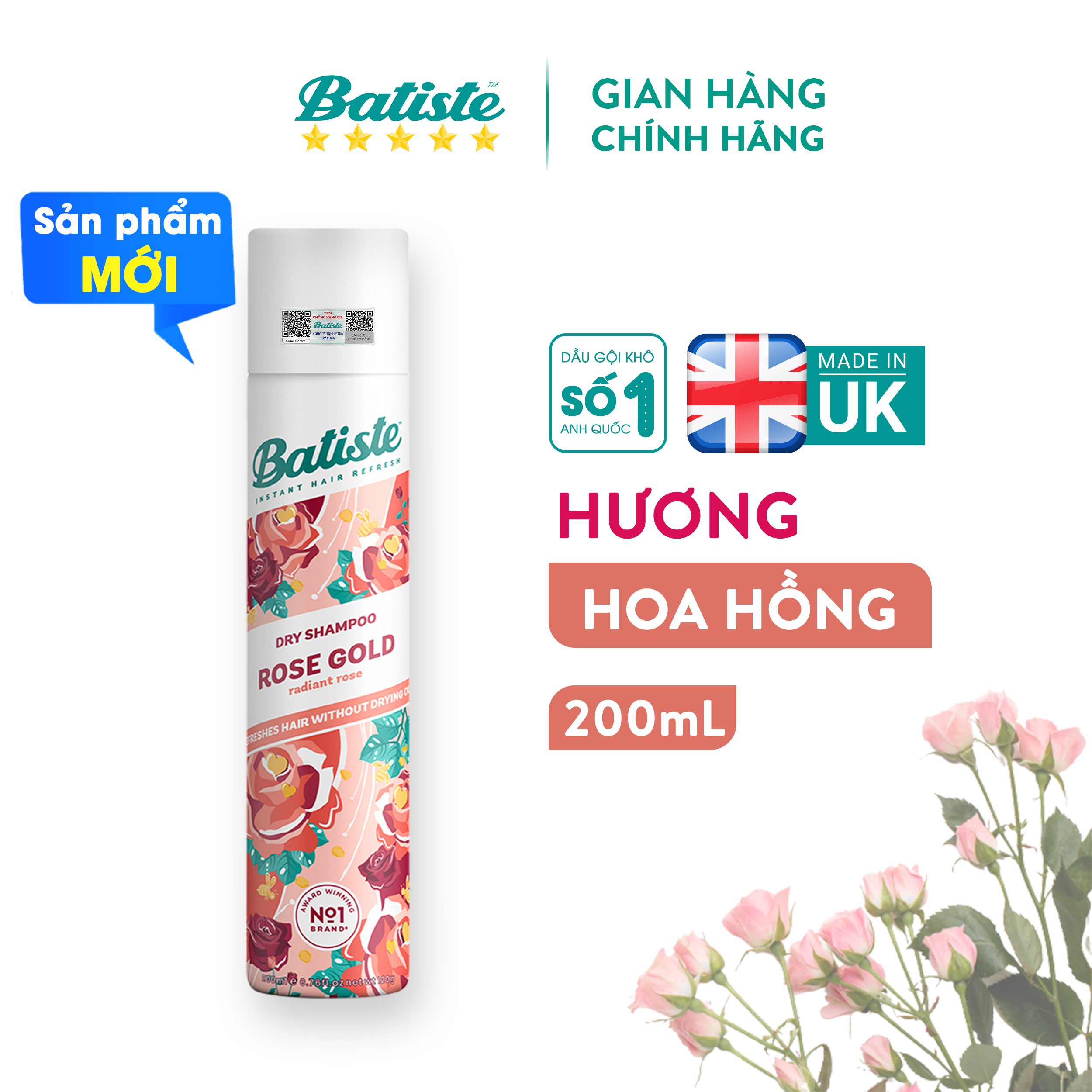Dầu Gội Khô Batiste