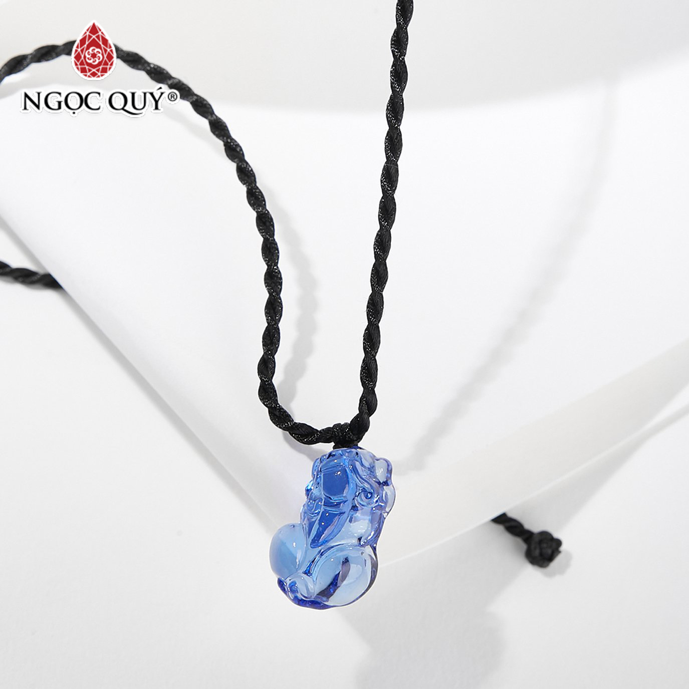 Hình ảnh Mặt dây chuyền tỳ hưu pha lê Ngọc Quý Gemstones