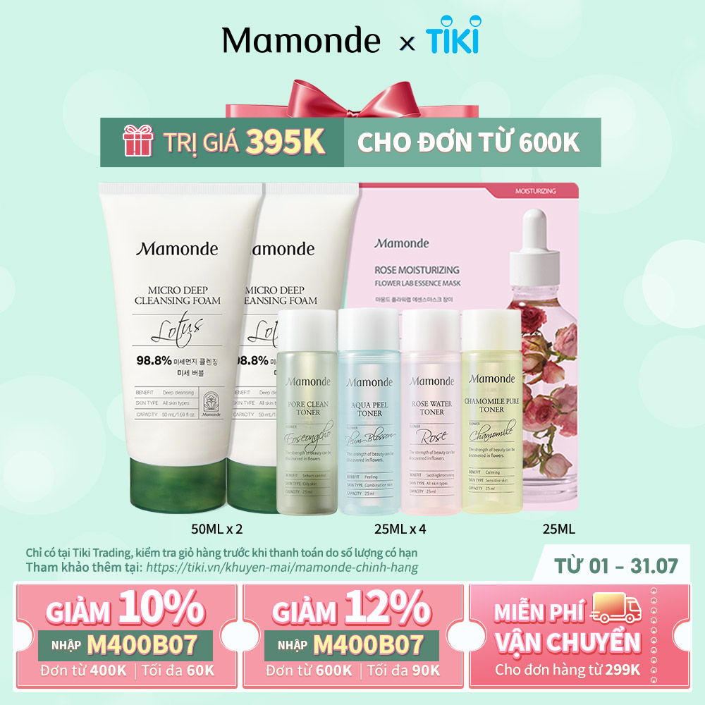 Nước Cân Bằng Làm Sạch Dầu Nhờn Và Ngăn Ngừa Mụn Mamonde Pore Clean Toner (250ml) 110651163