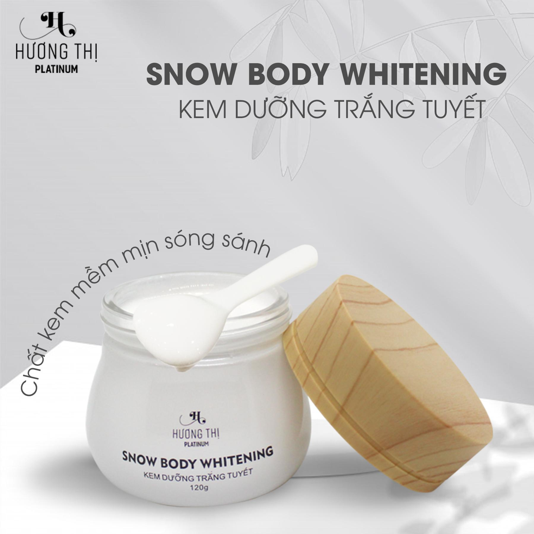 Kem Dưỡng Trắng Da Toàn Thân Snow Body Whitening Hương Thị 120g