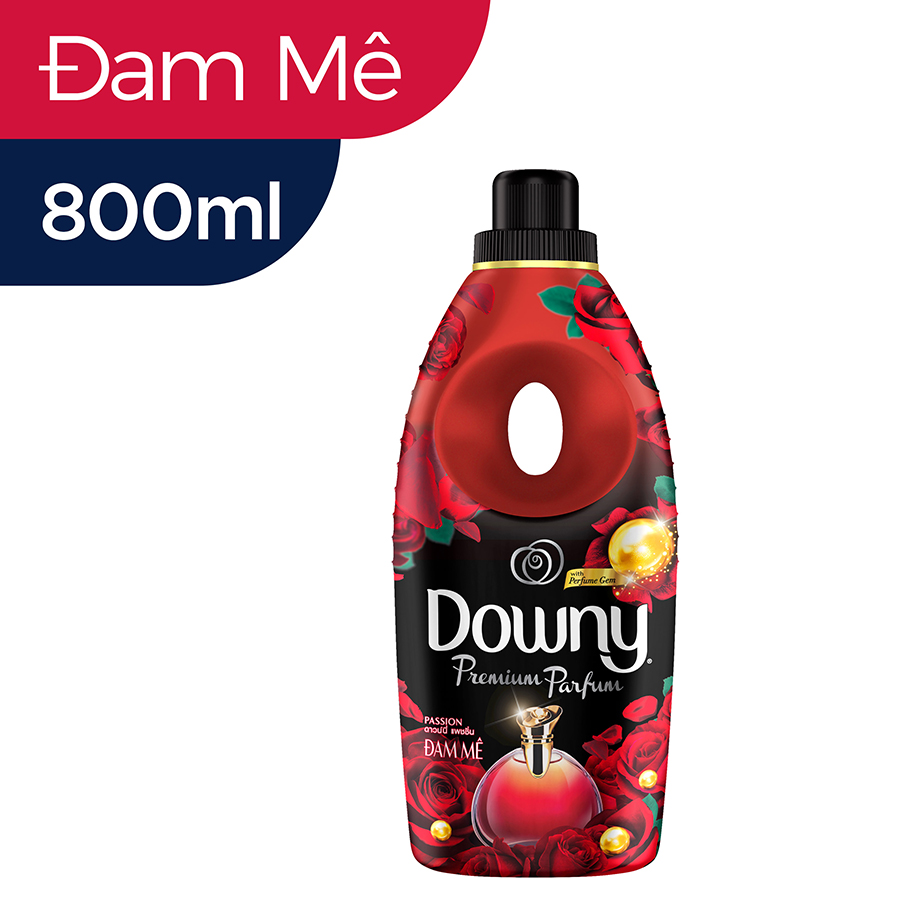 Nước Xả Vải Downy Đam Mê Dạng Chai (800ml/Chai)