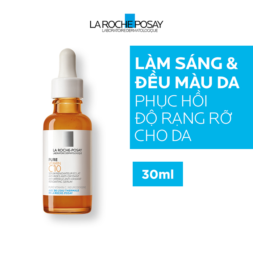 Bộ dưỡng chất giúp cải thiện và làm sáng da La Roche Posay Pure Vitamin C10 Serum