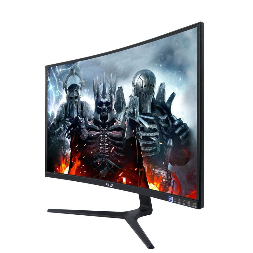 Màn Hình Máy Tính Zeus G27C Full HD Cong Full viền 75HZ- Hàng Chính Hãng