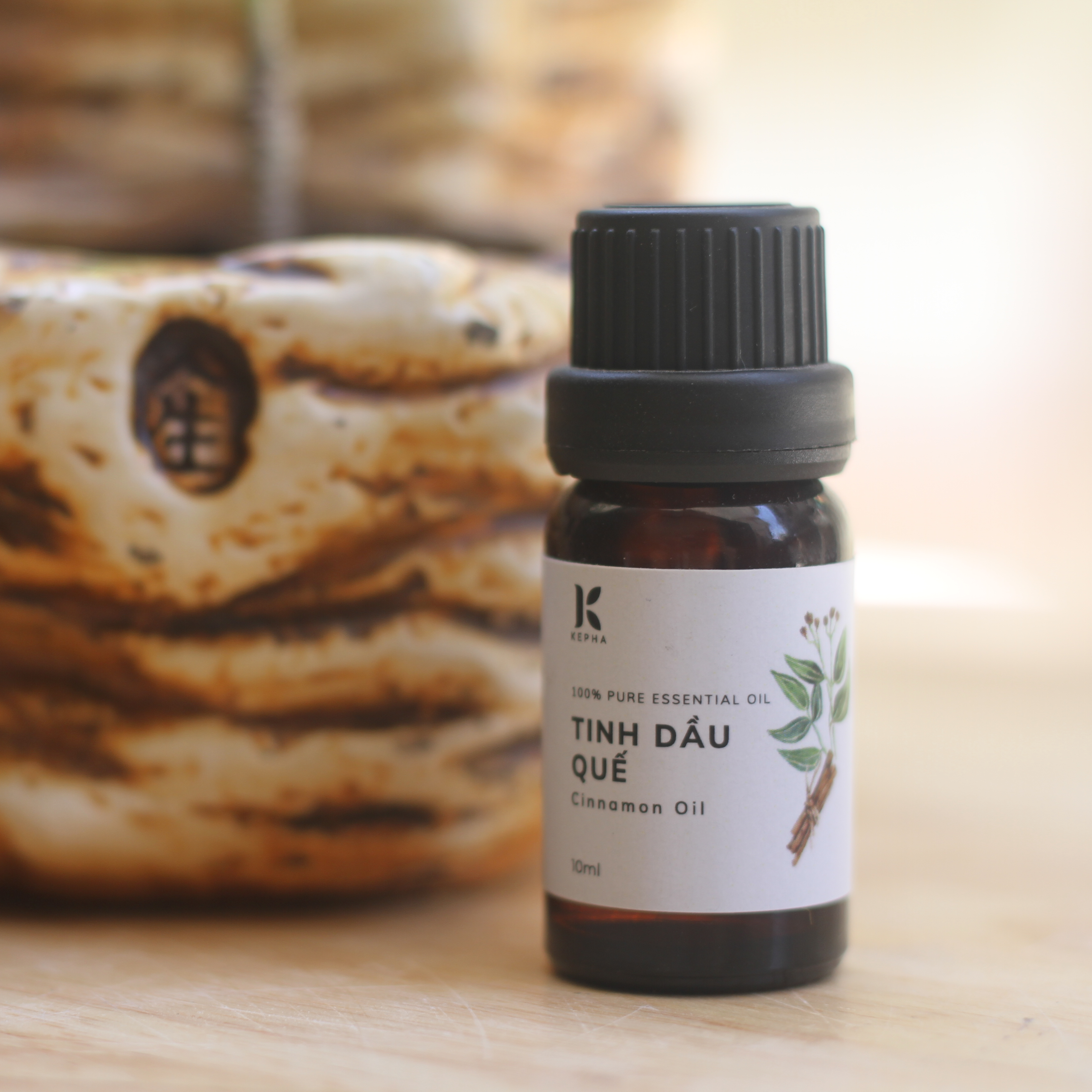 Tinh dầu Quế Kepha 10ml - Cassia Essential oil - Đảm bảo nguyên chất 100% - Giúp khử mùi, lau nhà, giúp sạch không khí