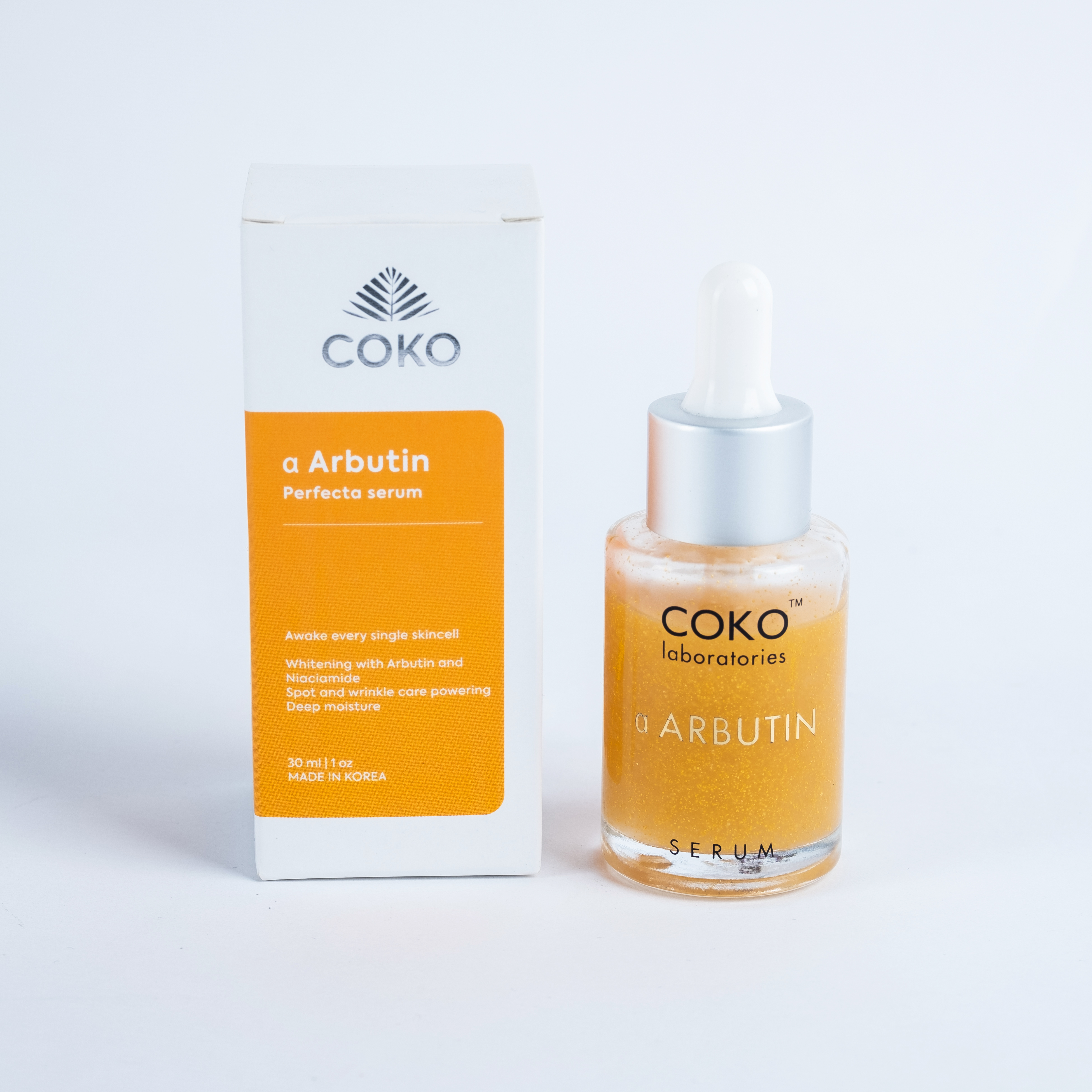 Tinh Chất Dưỡng Trắng Da Chống Thâm Nám COKO Alpha Arbutin Perfecta Serum (30ml) Cho Làn Da Săn Chắc Đàn Hồi Và Trắng Sáng Tự Nhiên – Hãng Chính Hãng