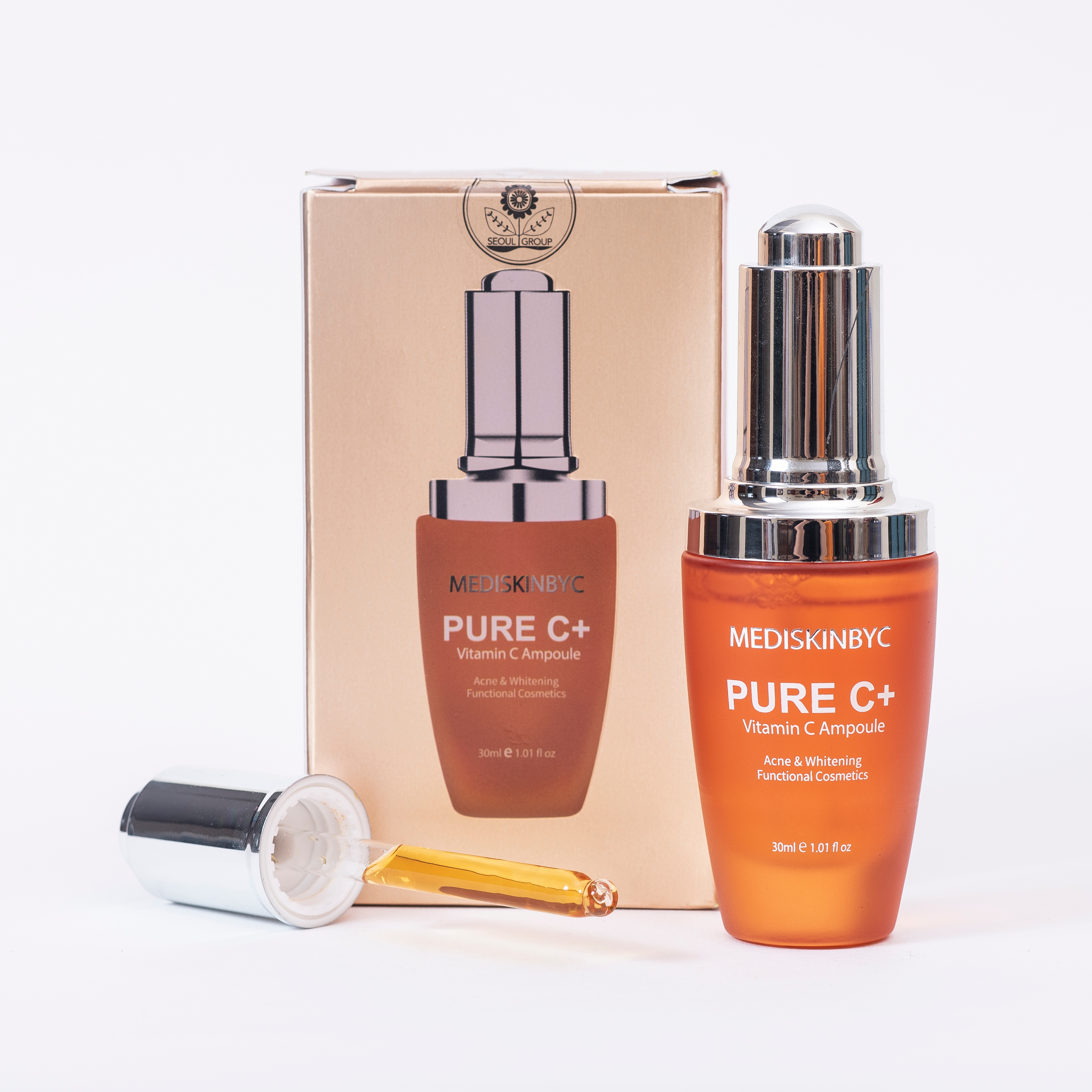 Tinh Chất Dưỡng Trắng Da MEDISKINBYC Pure C+ Vitamin C Ampoule