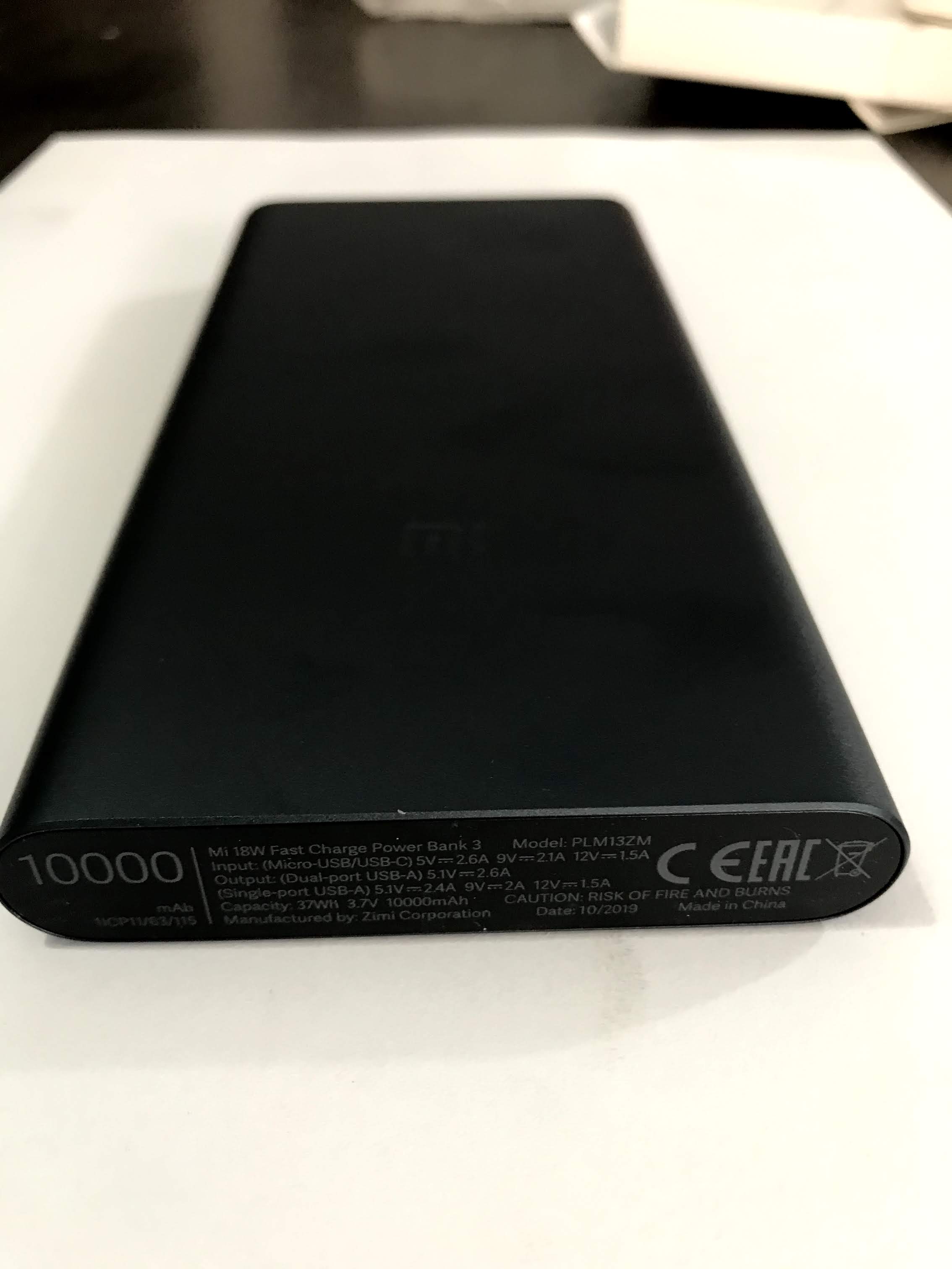 Pin Sạc Dự Phòng 10.000Mah Xiaomi Gen 3 Hỗ Trợ Sạc Nhanh Qc 3.0 - Hàng Chính Hãng