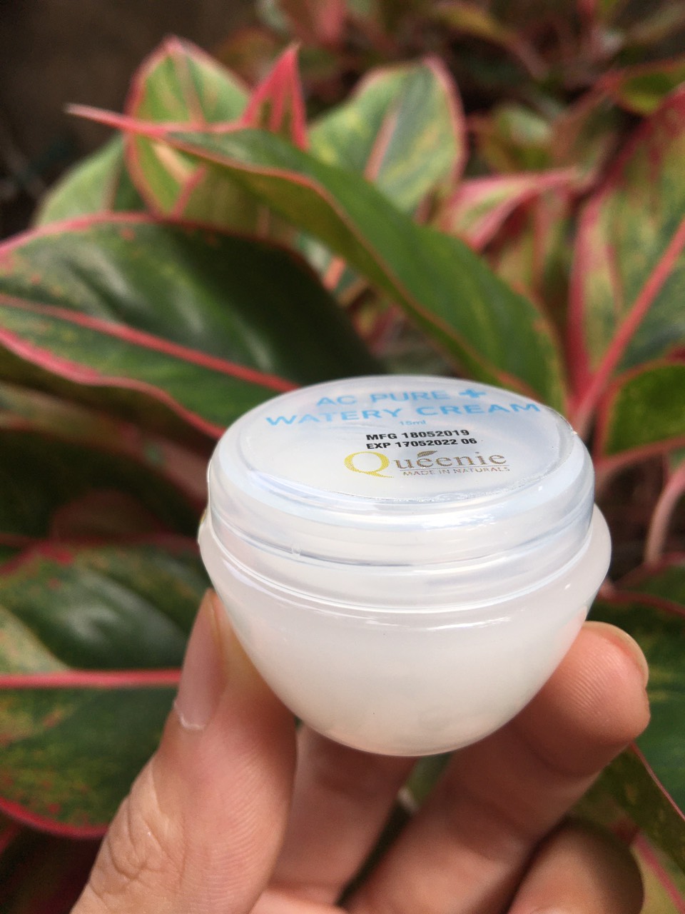Kem dưỡng da Queenie AC Pure trải nghiệm cho da mềm mịn, căng bóng, trắng sứ 15ml - Mỹ Phẩm Hàn Quốc