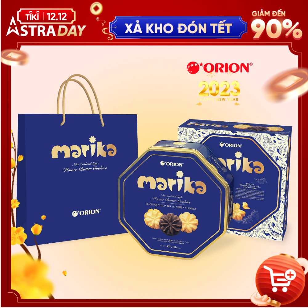 BÁNH TẾT ORION - BÁNH QUY MARIKA THƯỢNG HẠNG