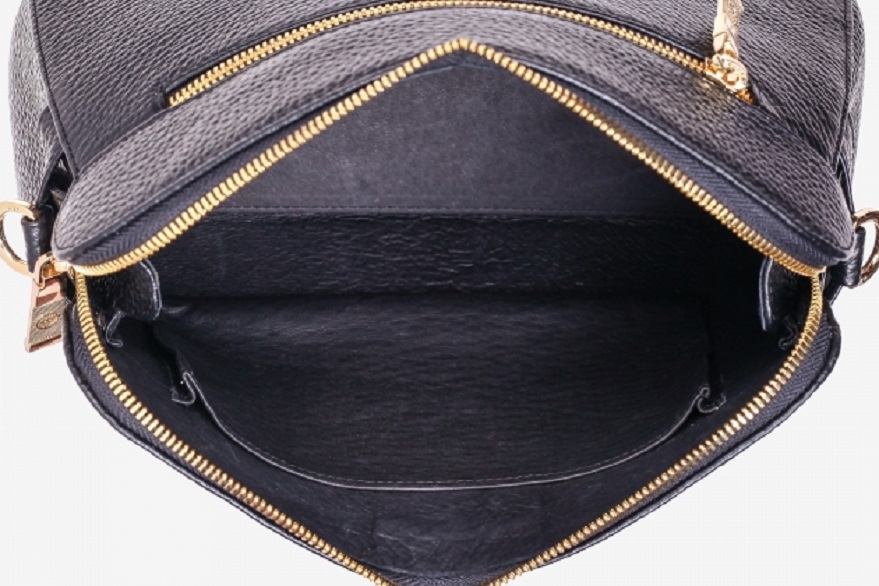 Túi Xách Nữ Có Quai Đeo Da Bò Cao Cấp Màu Đen WT Leather 0843.2