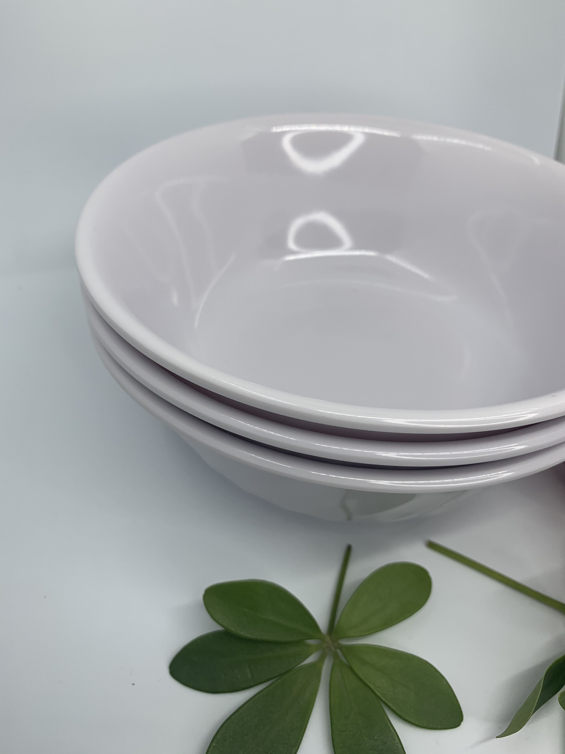 Bộ 3 Tô (Bát) ốc 9 xoắn An Toàn Sức Khỏe Nhựa Xanh Melamine A809 WA3