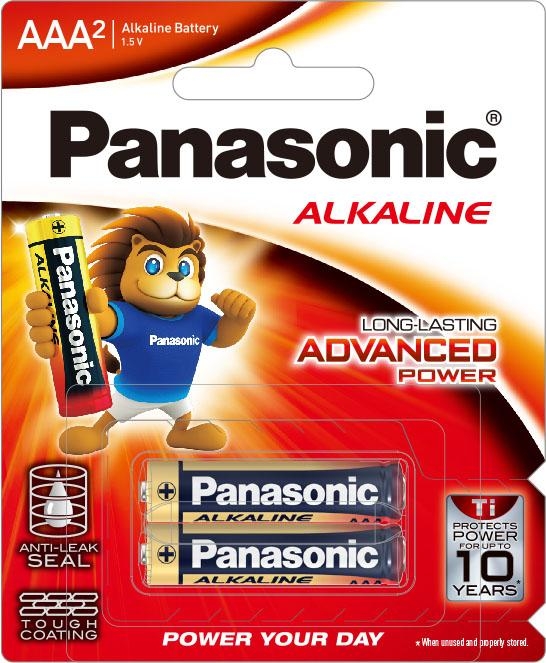 pin Kiềm Alkaline Panasonic AAA LR03T/2B - 01 Thùng pin (48 vỉ 2 viên) -Hàng chính hãng