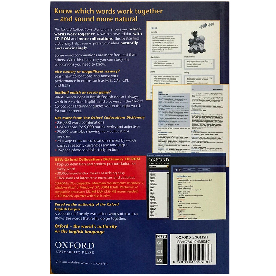 Oxford Collocations Dictionary for Students of English (Second Edition)