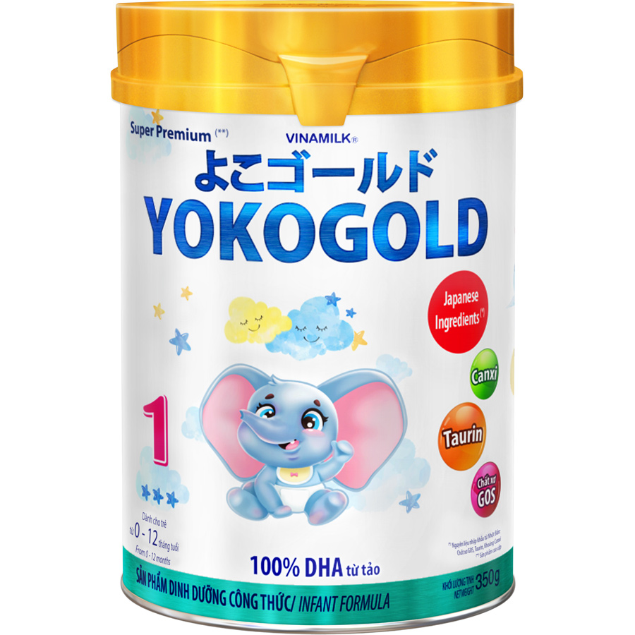 Sữa bột Vinamilk YOKOGOLD 1 350g (cho trẻ từ 0 - 1 tuổi)