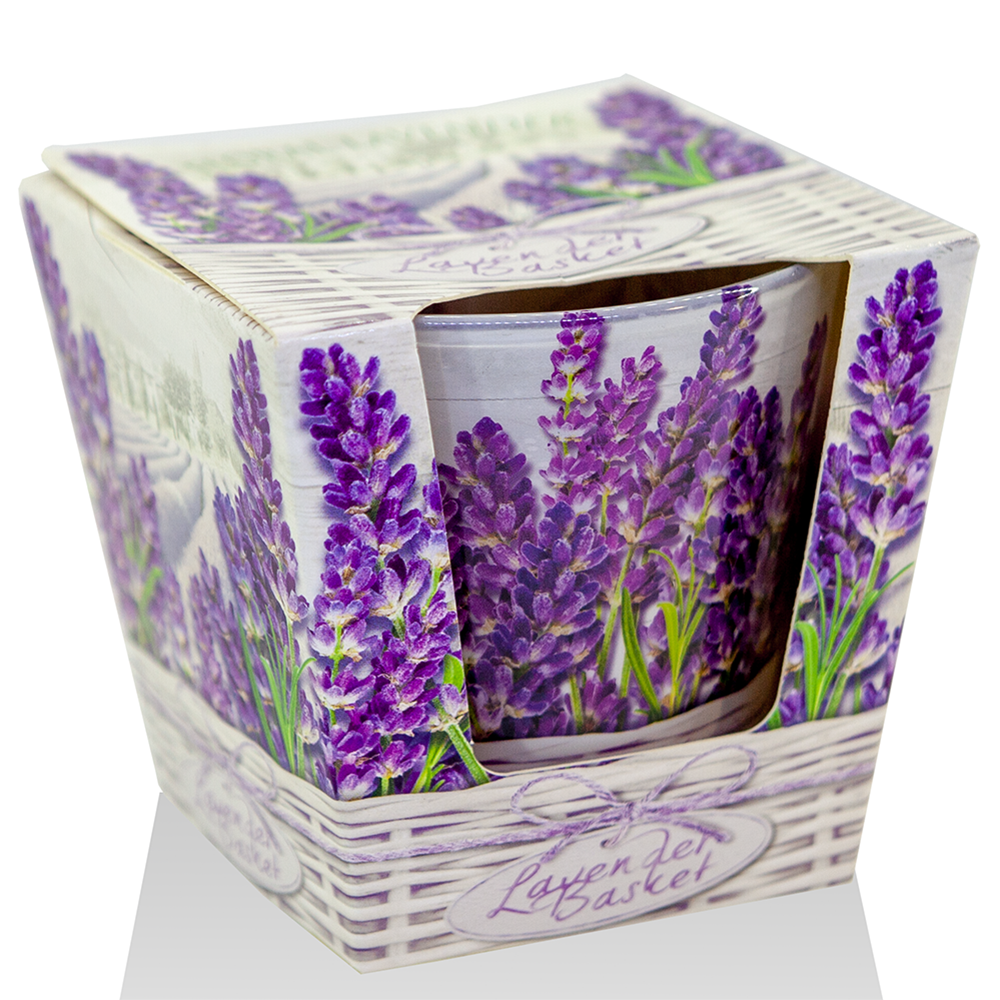 Ly nến thơm tinh dầu Bartek Lavender Basket 115g QT024459 - hoa oải hương (giao mẫu ngẫu nhiên)