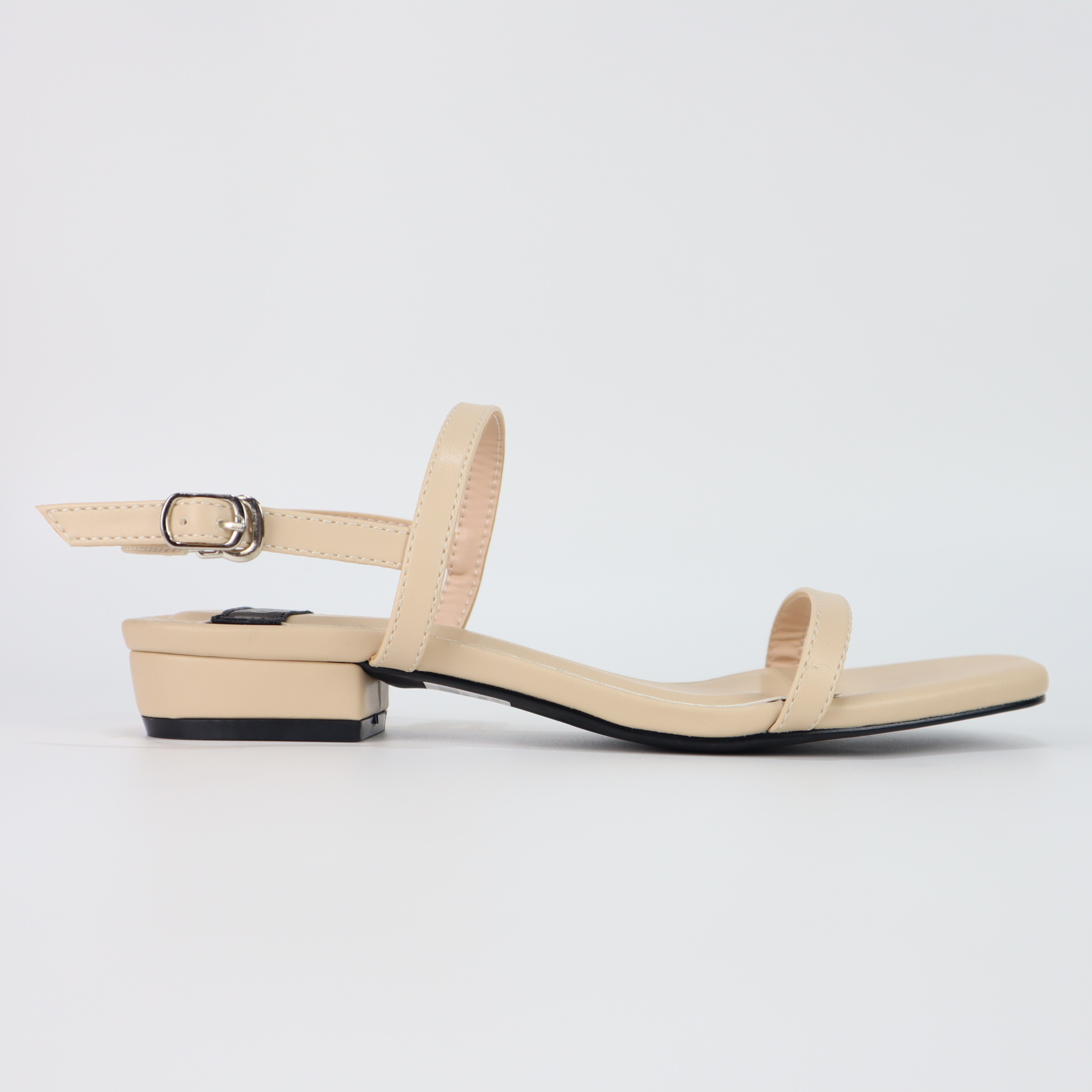 Giày sandal nữ quai ngang Cillie cao 2cm 1002