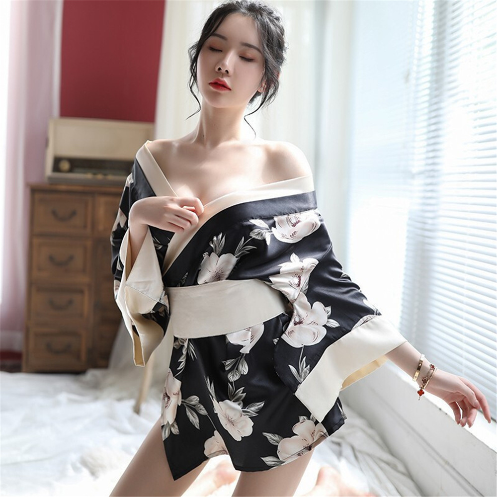 No.18 A046 phong cách nhật bản kimono Bộ đồ ngủ sexy kích thích gợi tình/ Trang phục hóa trang/ Gợi Cảm Cosplay BCS21