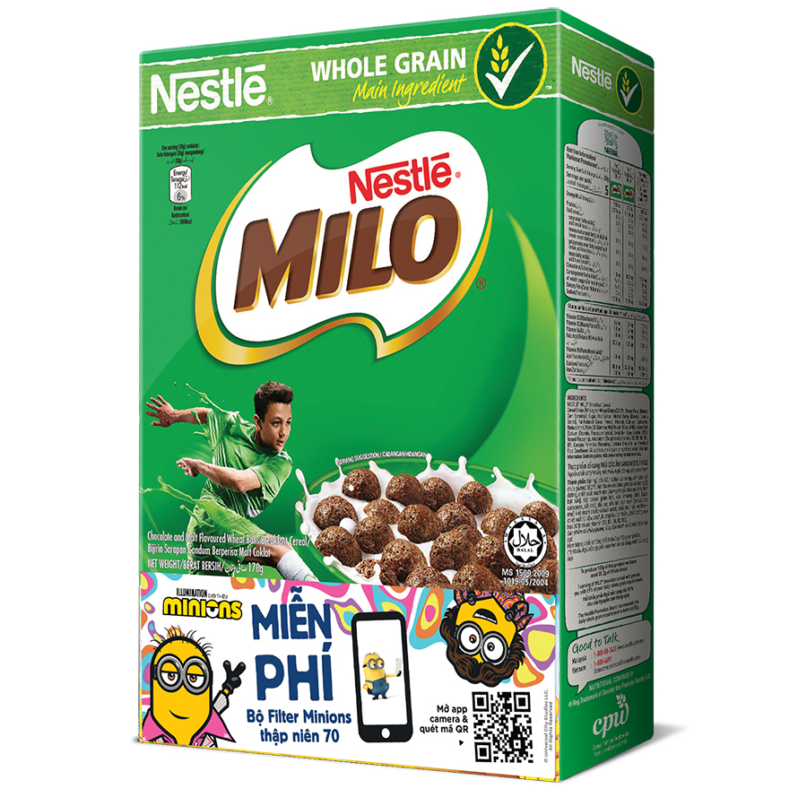 Ngũ Cốc Ăn Sáng Nestle Milo 170G