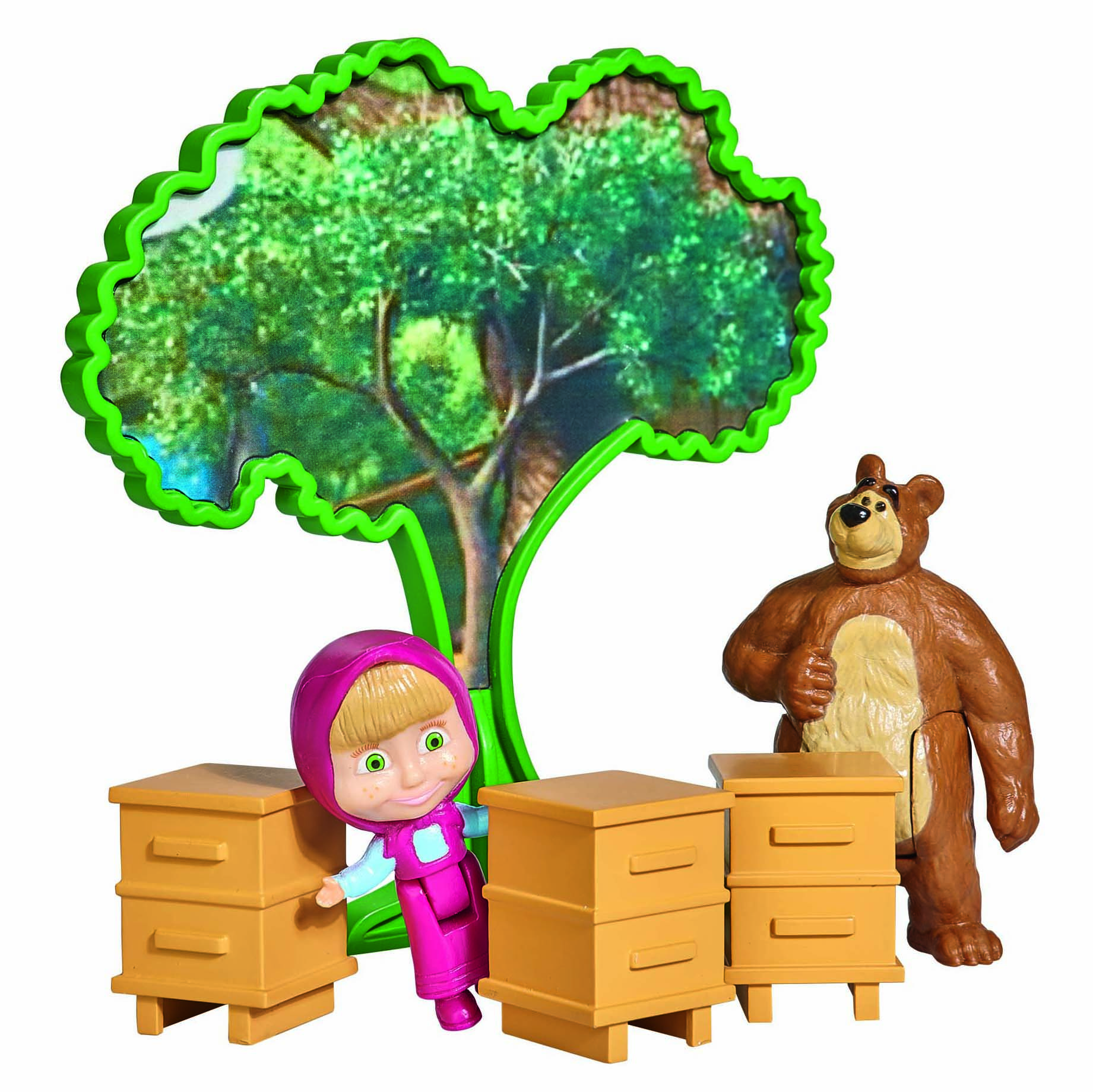 Đồ Chơi Ngôi Nhà Gấu MASHA AND THE BEAR Masha Play Set ''Big Bear House'' 109301032 - Đồ Chơi Chính Hãng