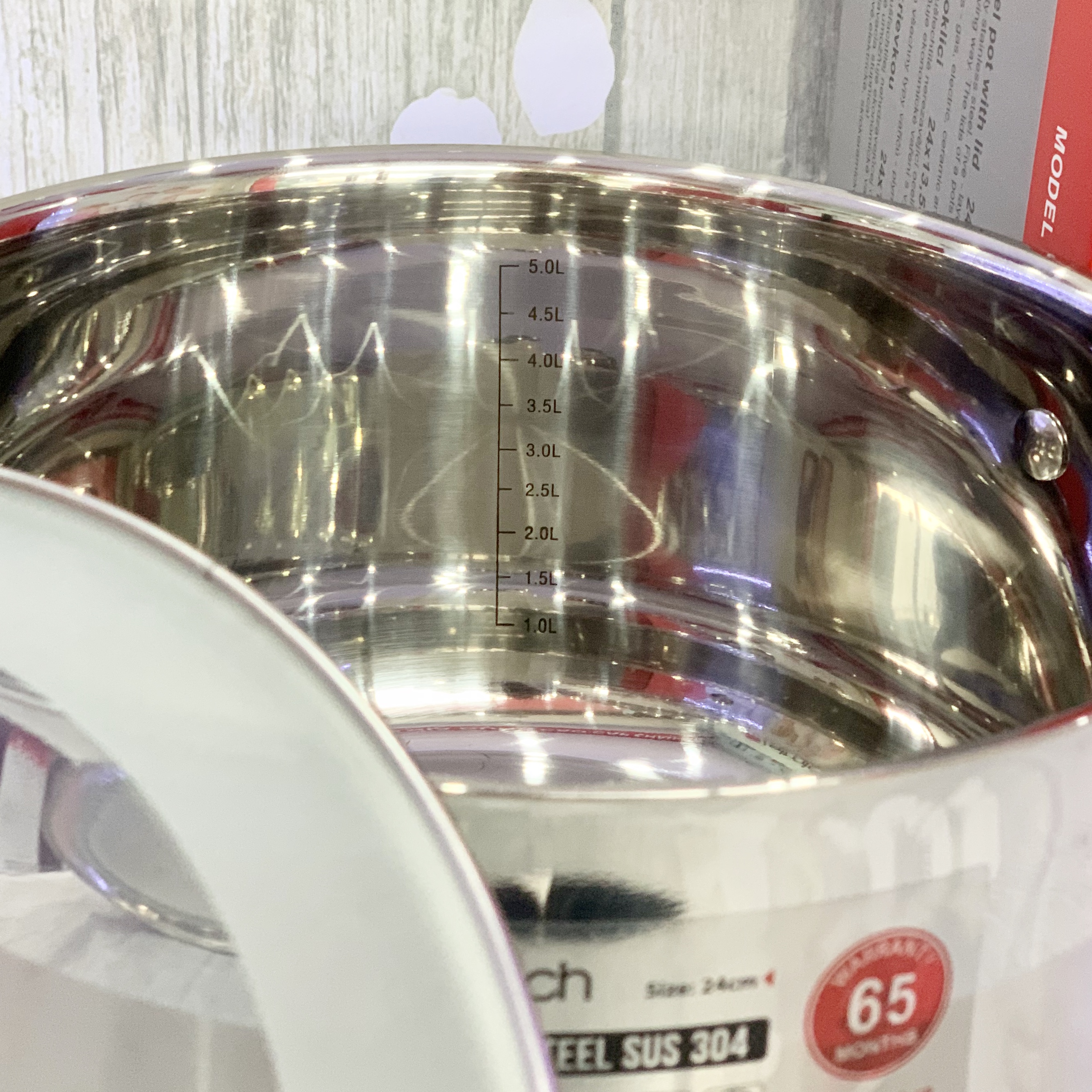 XOONG INOX 304 CELESTINE CAO CẤP 5 LỚP ĐÁY TỪ 28 CM