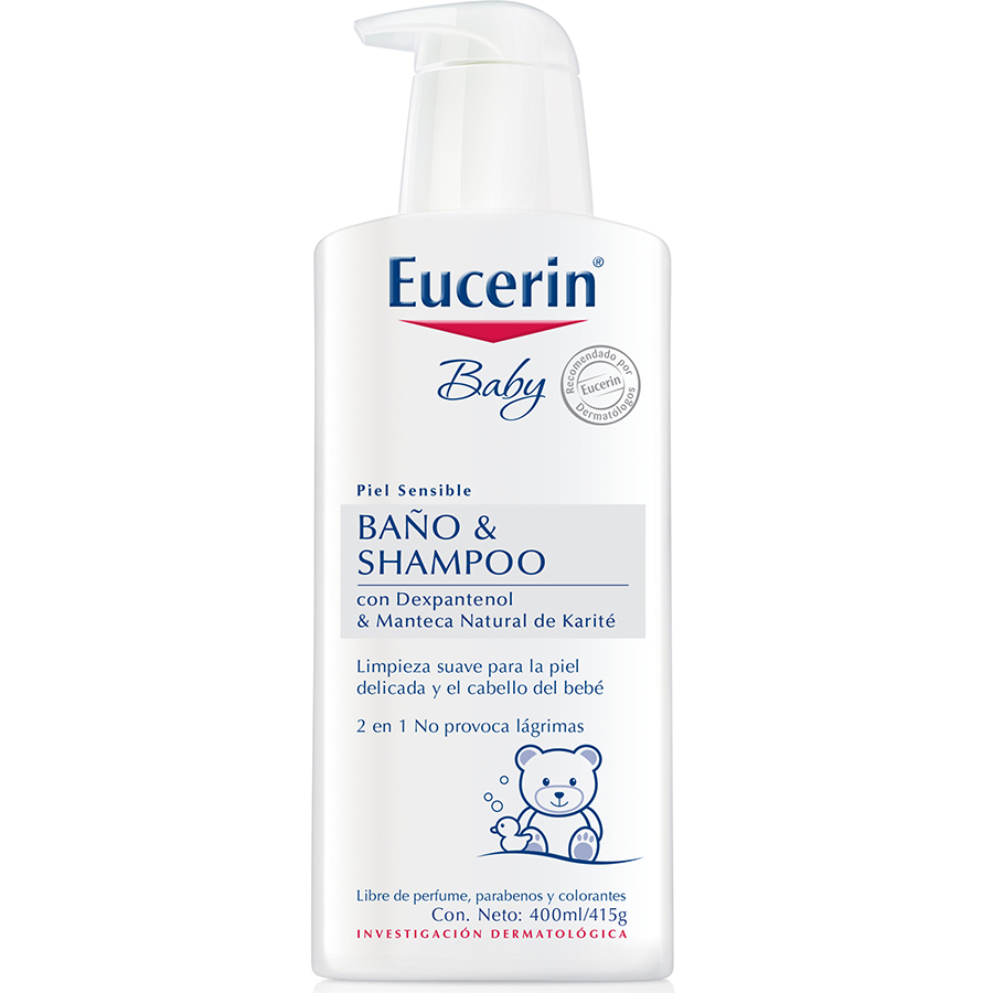 Sữa Tắm Gội Dịu Nhẹ Cho Bé Eucerin Baby Wash &amp; Shampoo (400ml)