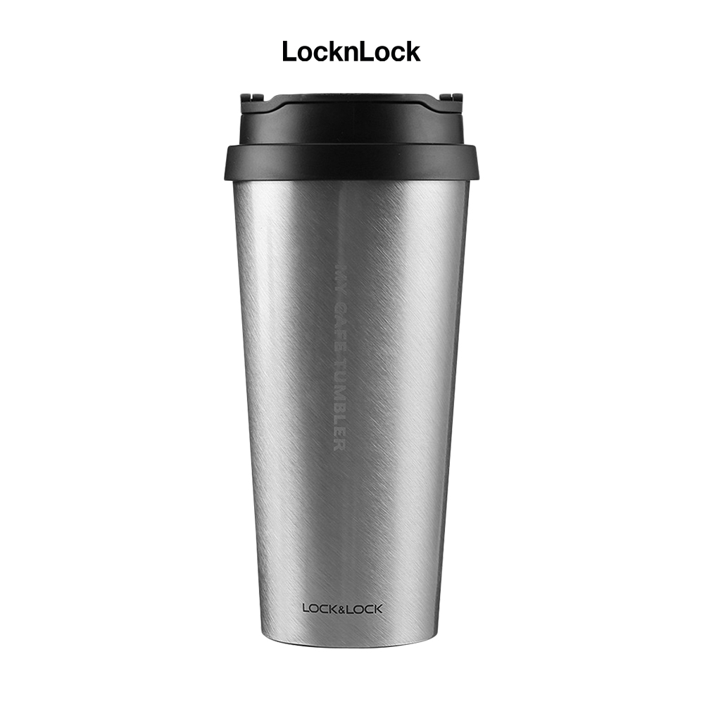 Ly Giữ Nhiệt Bằng Thép Không Gỉ Lock&Lock Clip Tumbler LHC4151SLV - Bạc