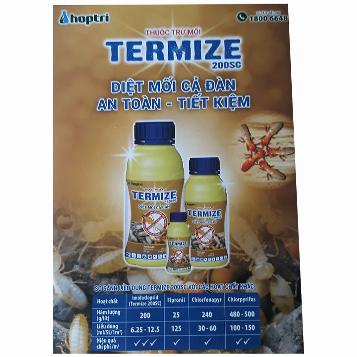 Thuốc diệt mối thế hệ mới Termize 200SC diệt cả đàn (50ml)