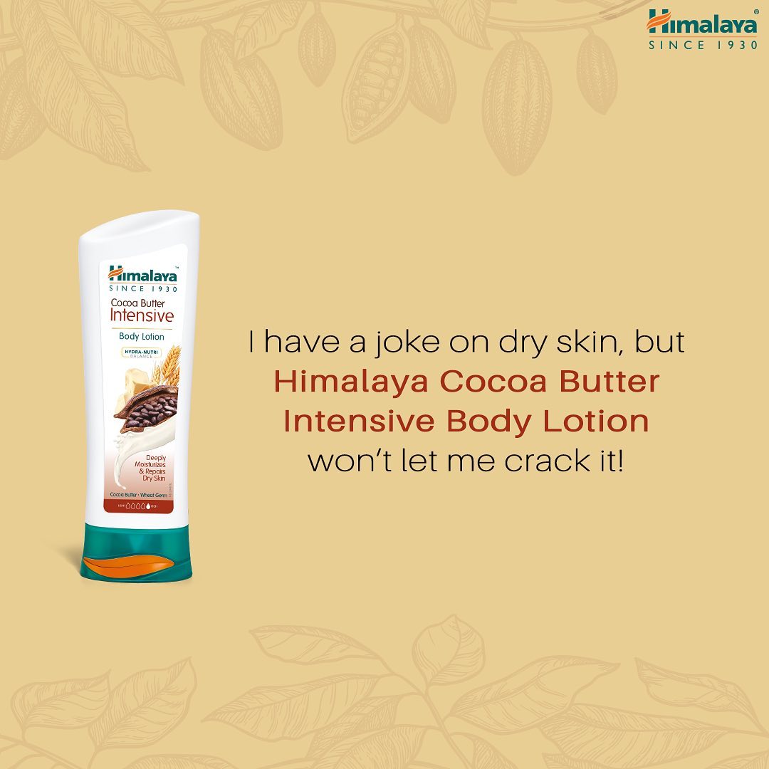 [HSD: 31.7.2025] SỮA DƯỠNG THỂ DƯỠNG ẨM SÂU MÙI CA CAO HIMALAYA COCOA BUTTER INTENSIVE BODY LOTION 200ML