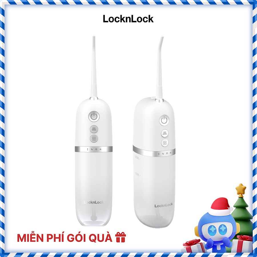 Máy tăm nước LocknLock ENR146WHT - Dung tích 190ml - Màu trắng