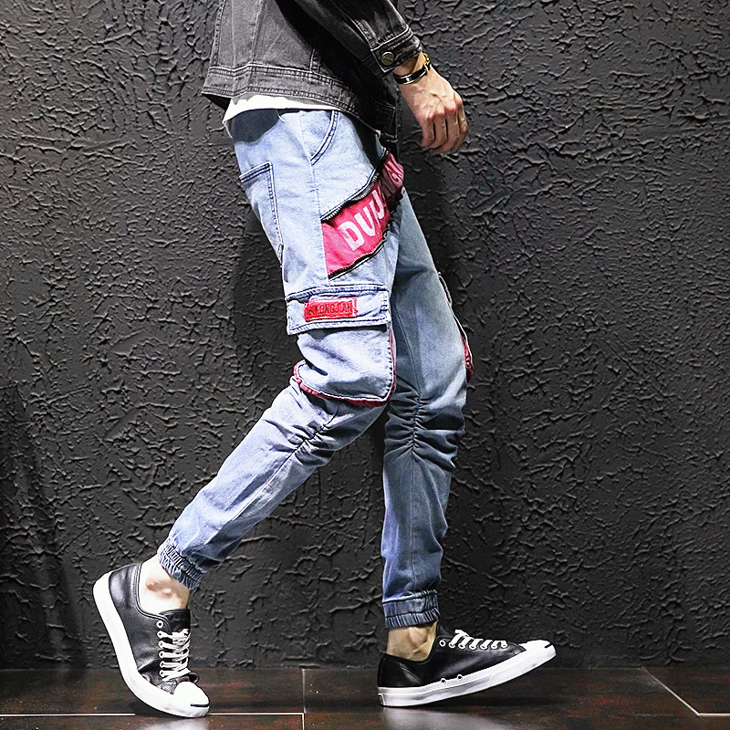 Quần Jogger Jean trẻ trung, chất liệu vải bò cao cấp, túi hộp tiện lợi, co giãn nhẹ, dễ phối đồ, hợp xu hướng thời trang - Mẫu HOT