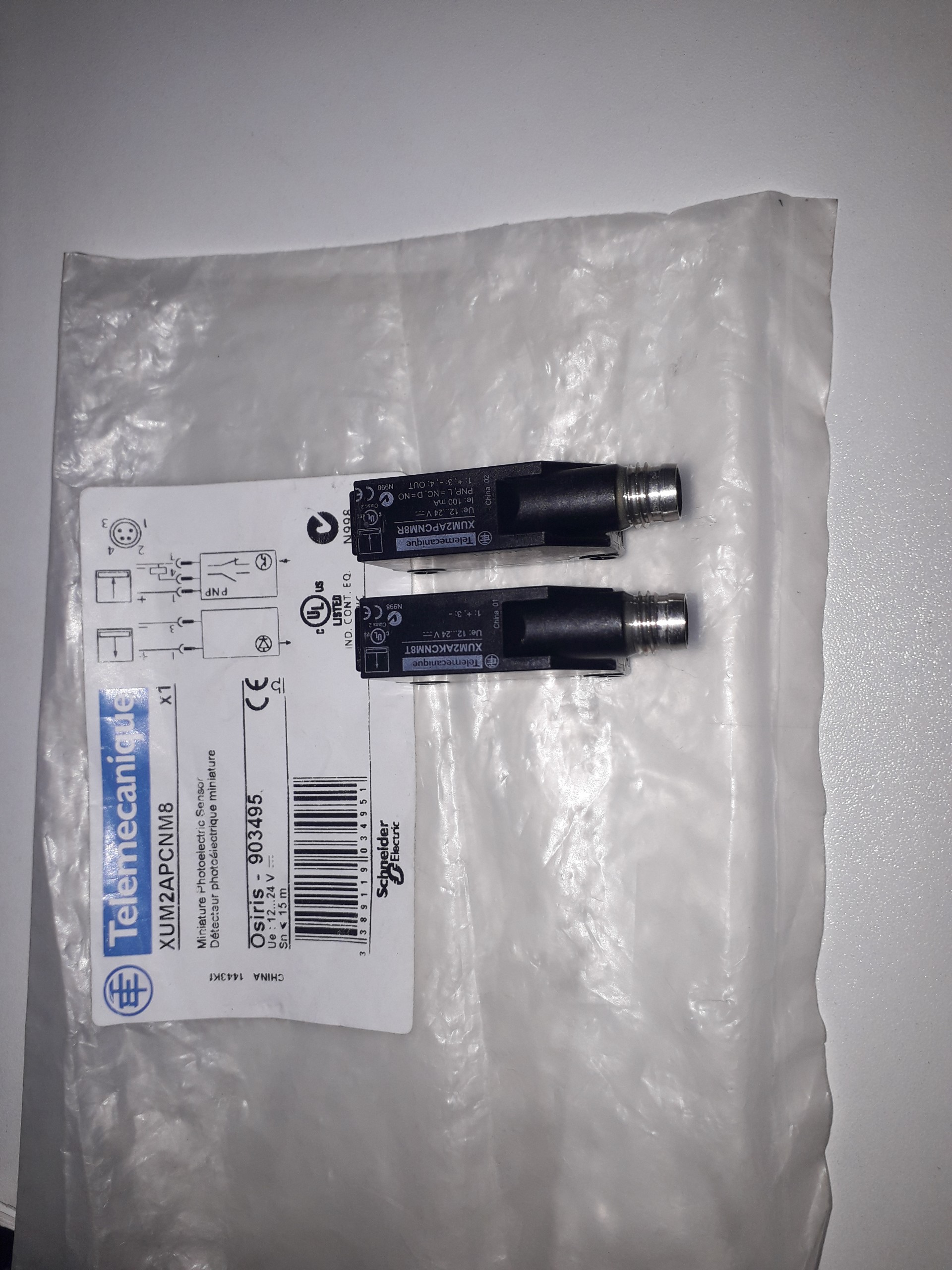 CẢM BIẾN QUANG ĐIỆN XUM2APCNM8 12-24VDC | Chính hãng |