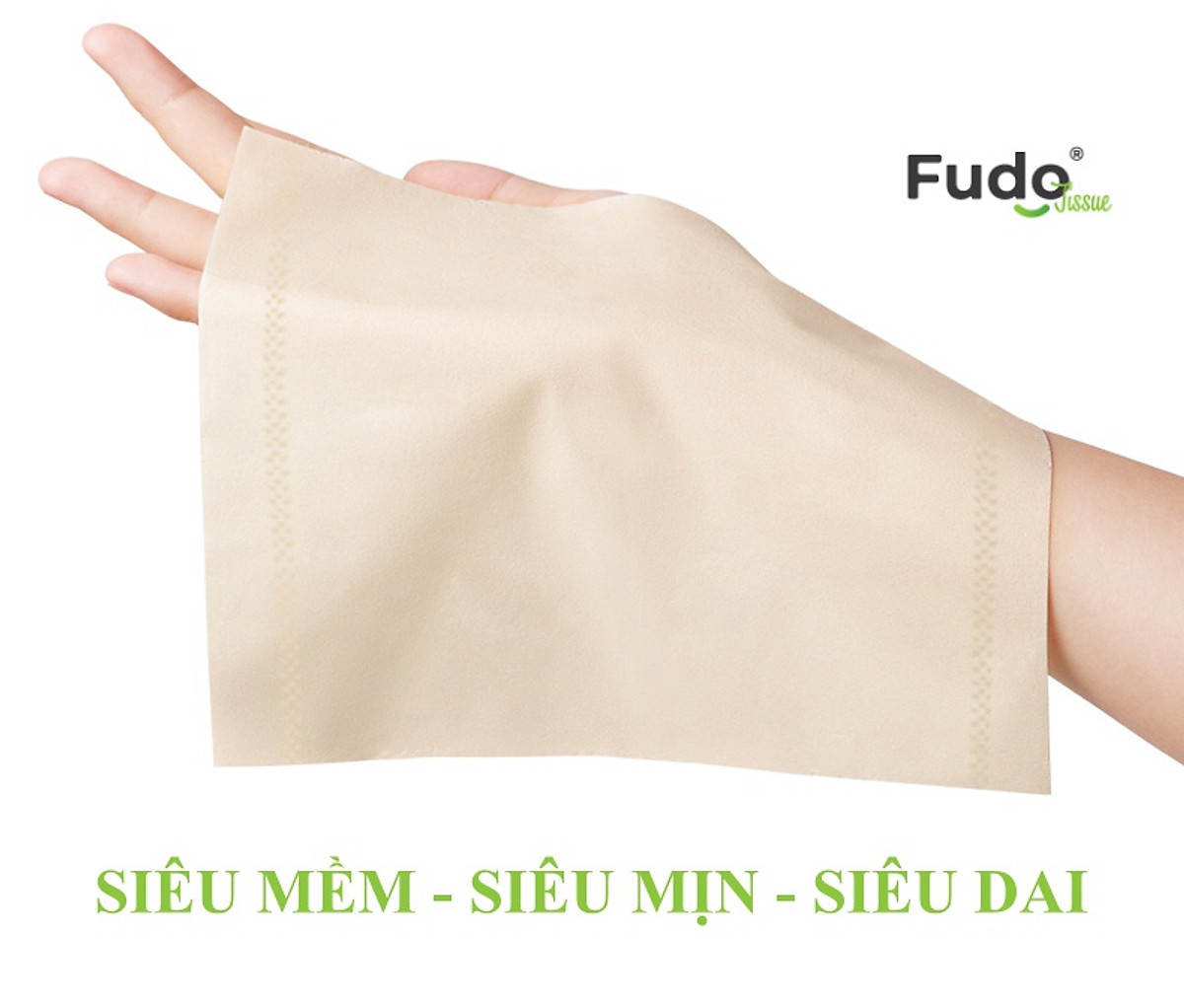 Khăn giấy tre Fudo - Combo 30 Cuộn Giấy Vệ Sinh Không Lõi (1 thùng): 100% bột tre, không tạo mùi, không tẩy trắng, siêu mềm, siêu mịn, siêu dai