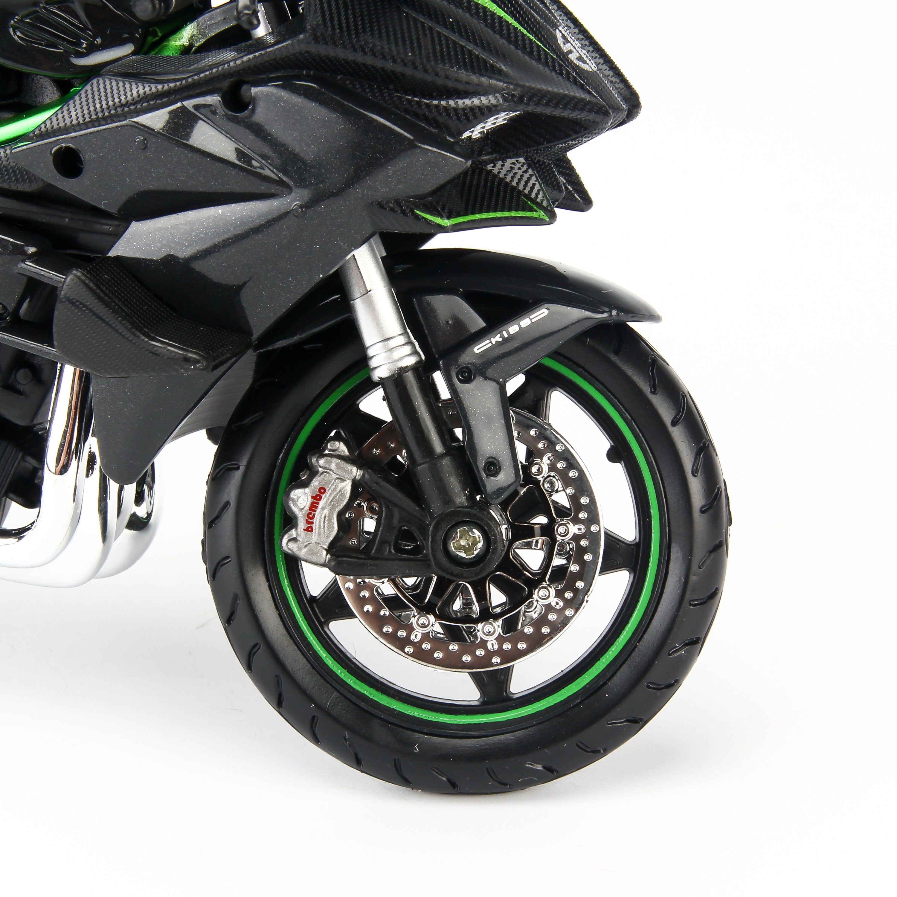 Mô Hình Xe Kawasaki Ninja H2R Black 1:12 Maisto MH-31101-14