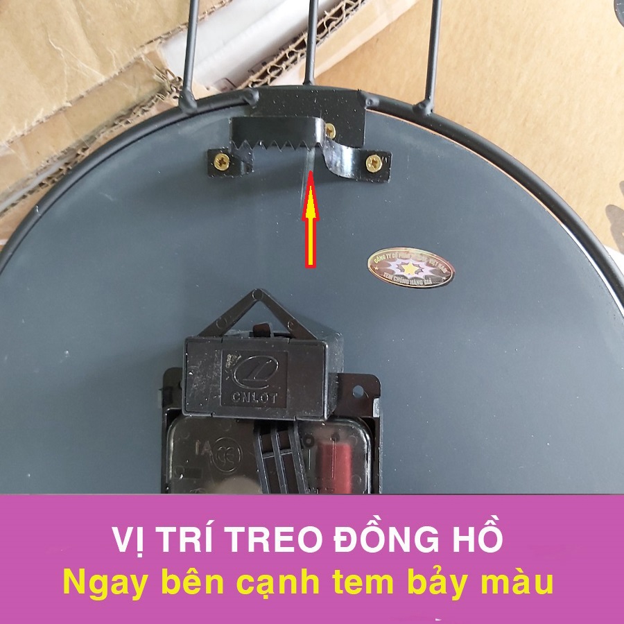 Đồng Hồ Treo Tường Chim Én A36 (Kèm máy thay thế)