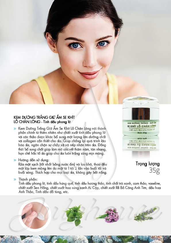 Kem dưỡng trắng tinh dầu Phong Lữ 35g JULYHOUSE công dụng giữ ẩm se khít lỗ chân lông, bổ sung collagen cho da thành phần thiên nhiên an toàn hàng công ty chính hãng xuất xứ Việt Nam