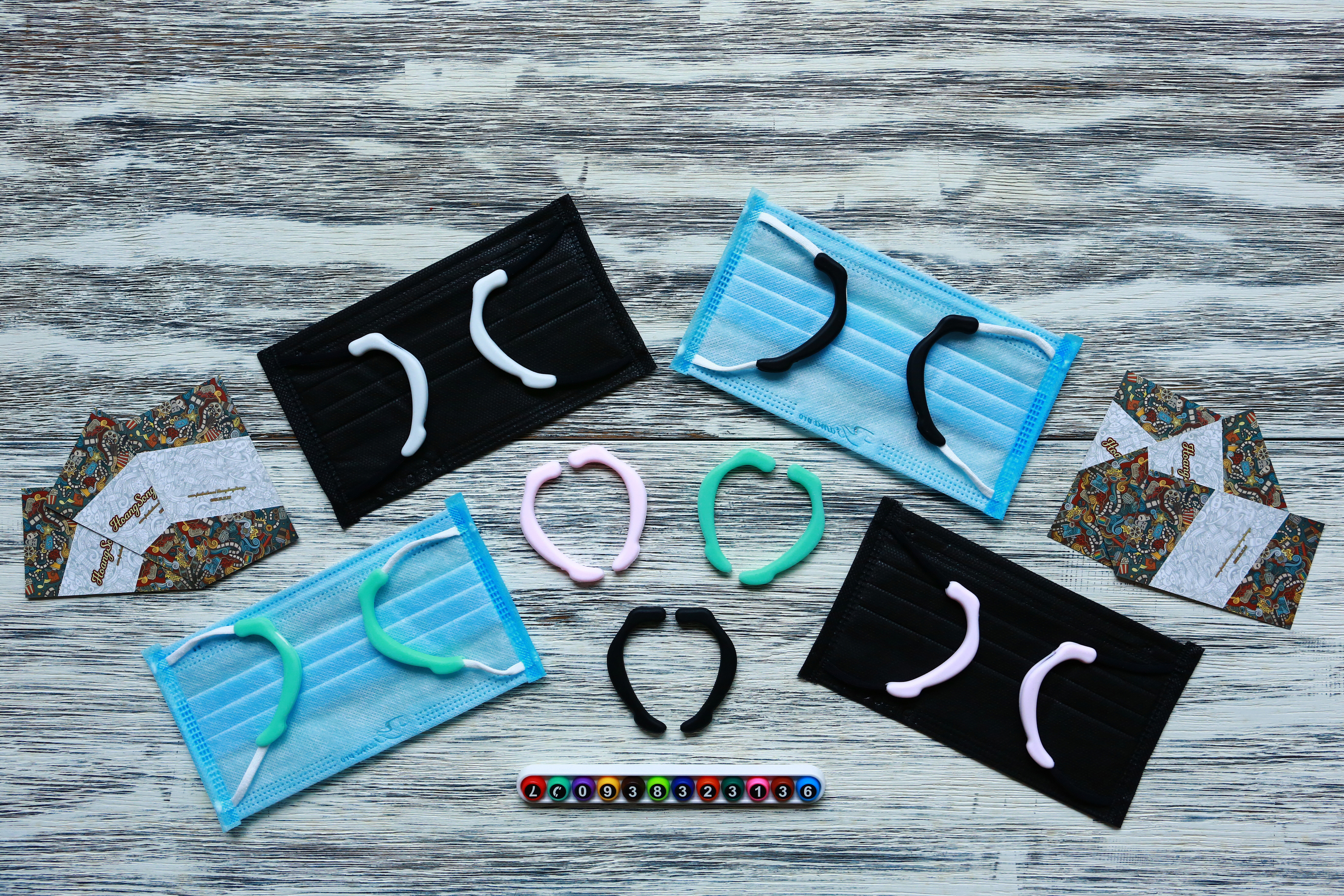 Khung đệm cao su bọc lót dây đeo khẩu trang