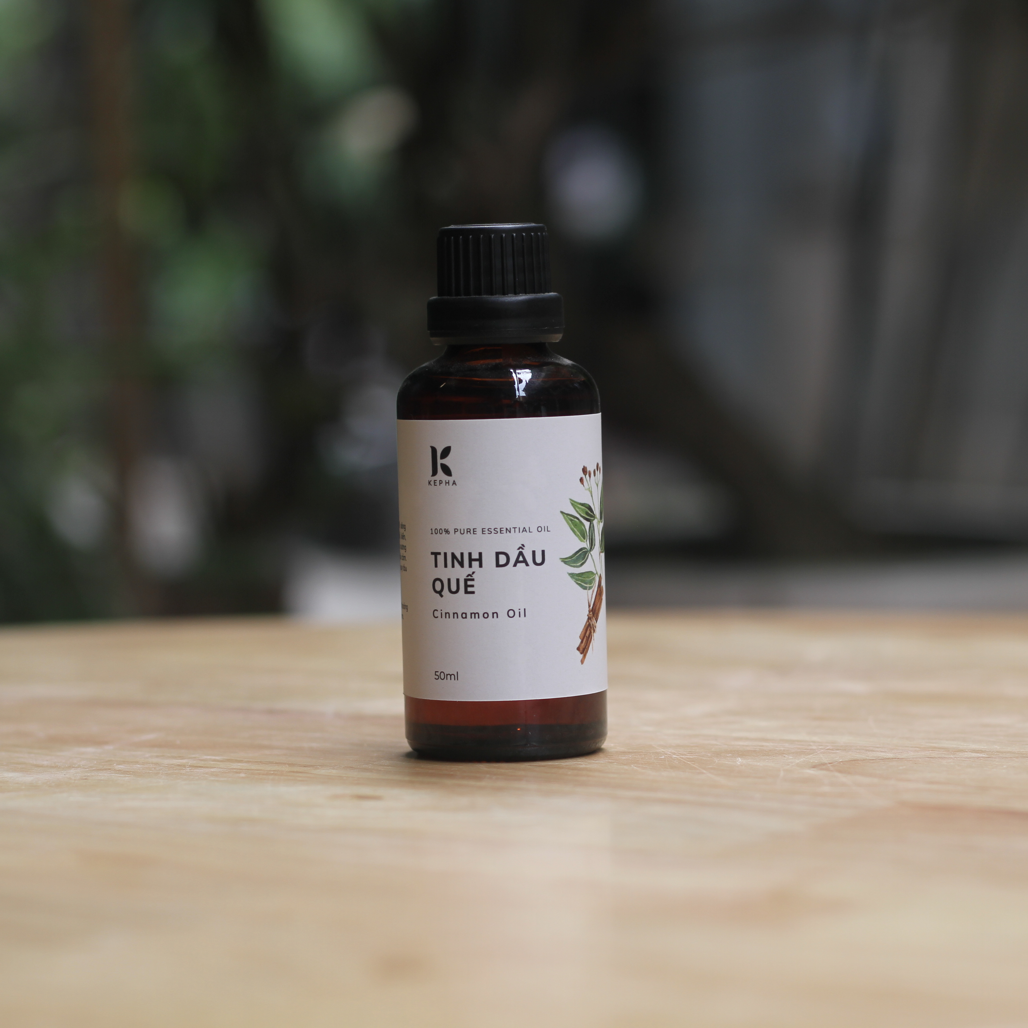 Tinh dầu Quế Kepha 50ml - Cassia Essential oil - Nguyên chất 100% - Khử mùi, lau nhà, làm sạch không khí