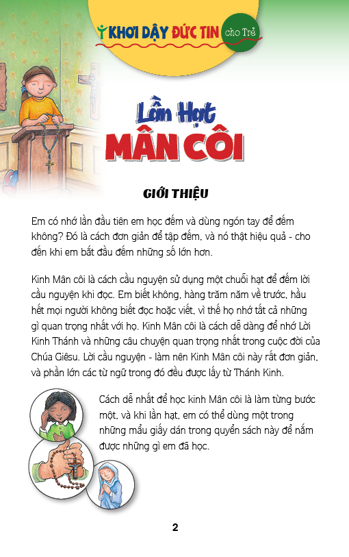 Sticker Lần Hạt Mân Côi