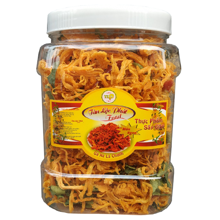 Khô gà lá chanh chất lượng Tân Lộc Phát (Hũ 500G)