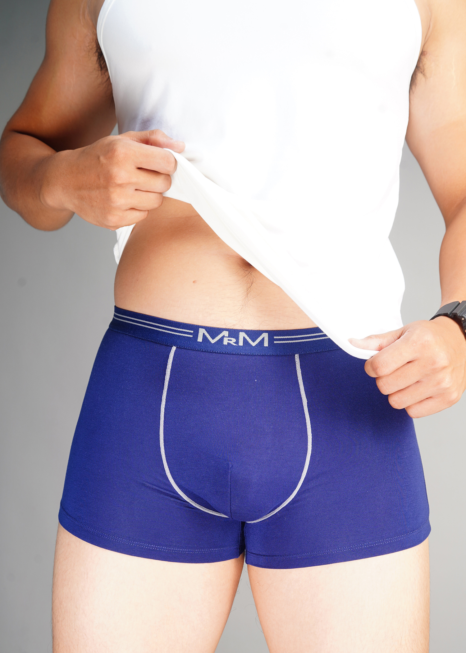 Combo 3 quần lót nam Boxer sợi tre tự nhiên mềm mịn thoáng mát co giãn 4 chiều MRM Manlywear-Màu Ngẫu Nhiên