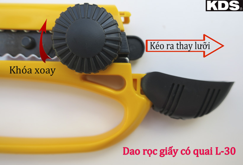 DAO RỌC GIẤY CÓ QUAI KDS L-30