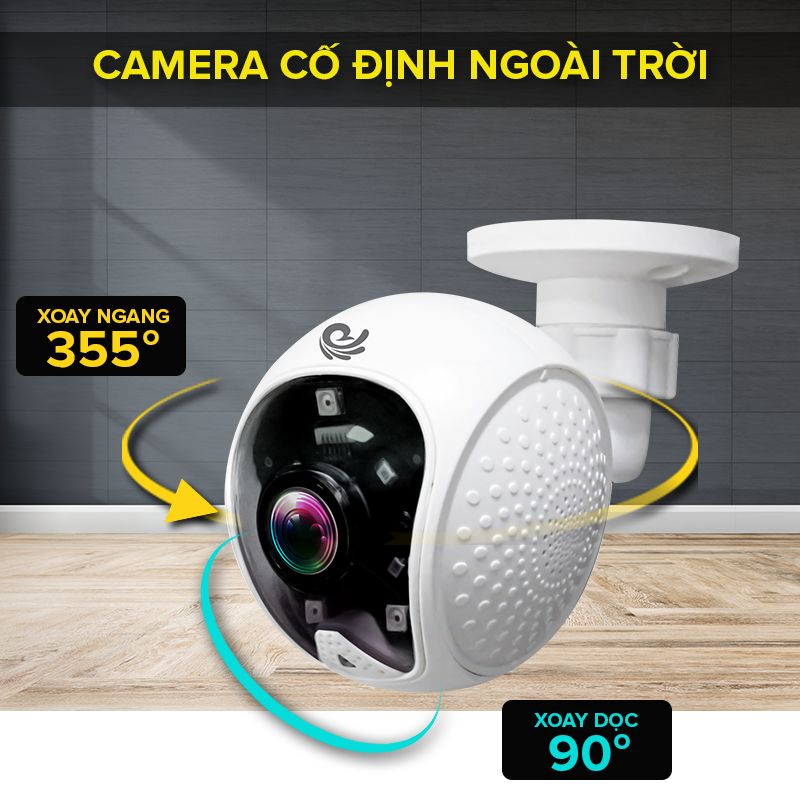 [ TẶNG THẺ 32GB ] Camera Ip Quan Sát Cố Định CC5021 Trong Nhà 1080P - Xem Ở 2 Chế Độ HD / FULL HD, Kèm Thẻ Nhớ 32Gb - Chính Hãng