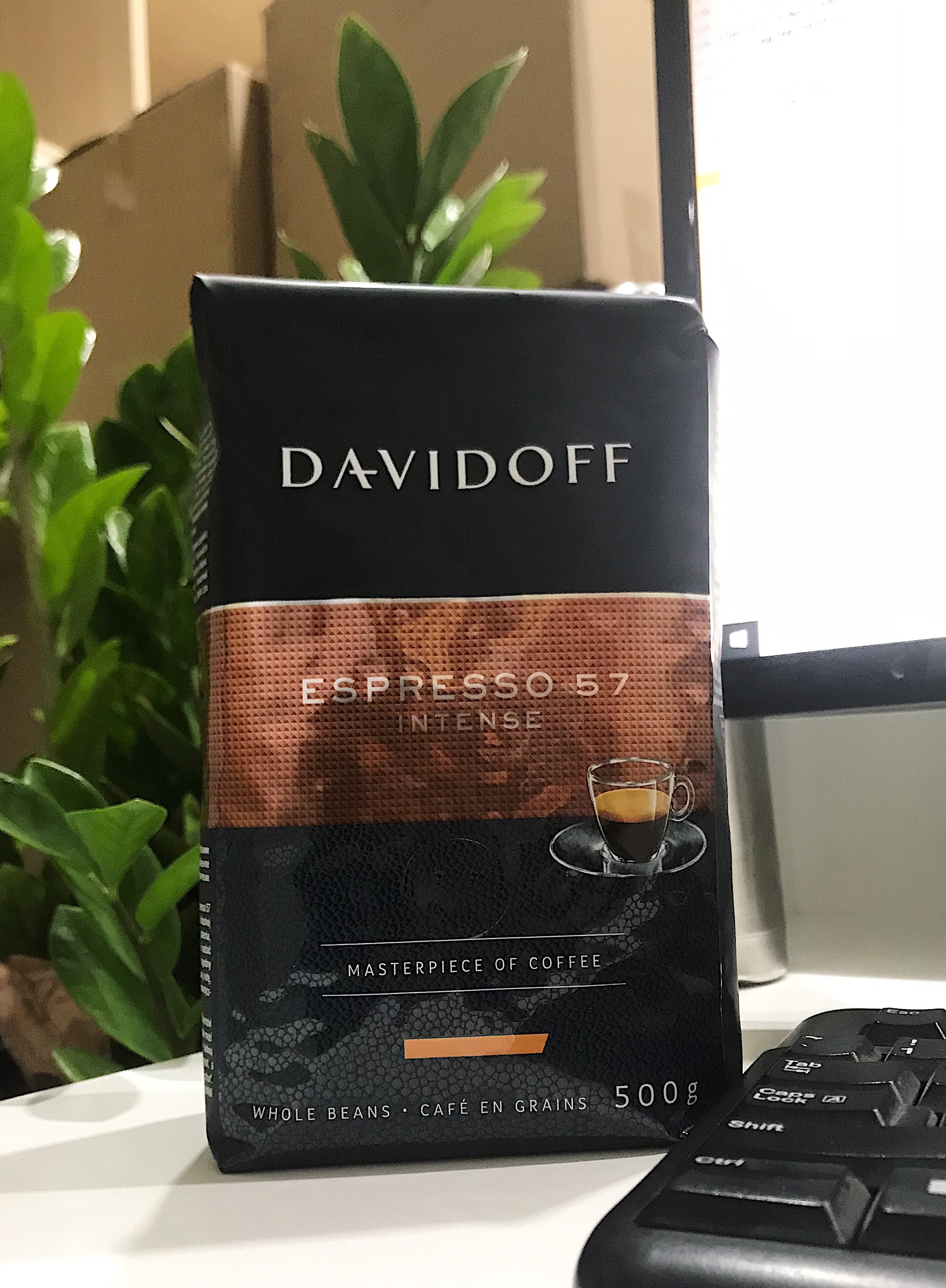 Cà phê nguyên hạt hạng sang Davidoff Café - Espresso 57 - 500g