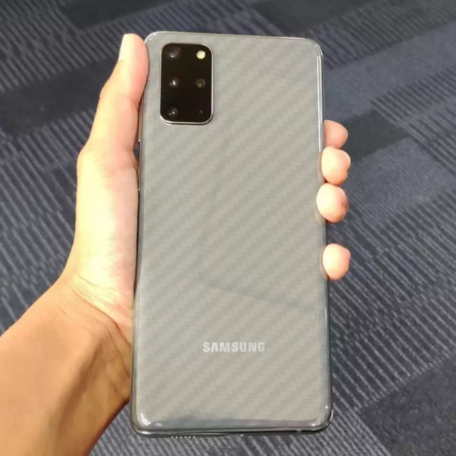 Miếng Dán Mặt Lưng Cacbon Dành Cho Samsung Galaxy S20 Plus- Handtown - Hàng Chính Hãng